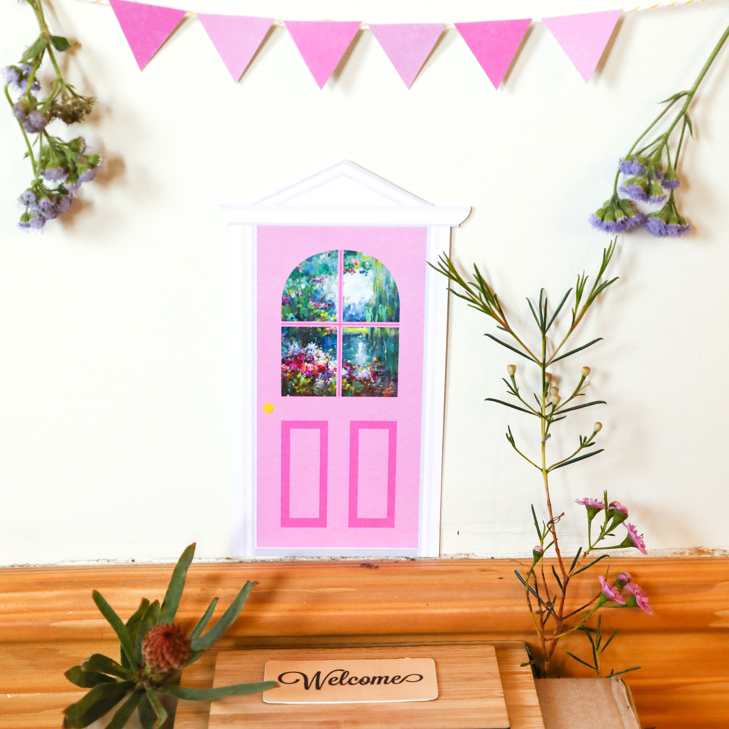 Let The Magic In With Printable Fairy Doors Sunshine Parties