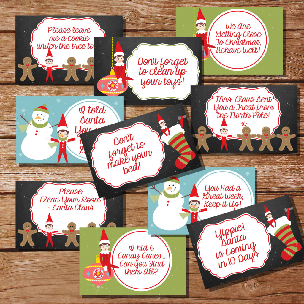Get Your Free Elf On The Shelf Printables Right Here! - Sunshine Parties