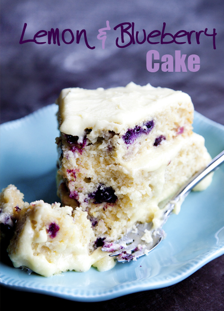 Lemon and Blueberry Cake - Sunshine Parties