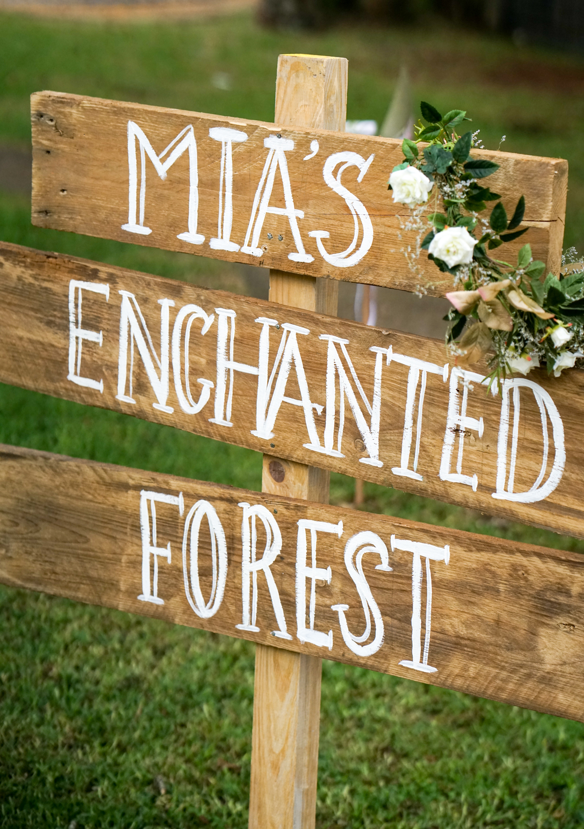 Boho Enchanted Forest Party Hand-painted Wooden Welcome Sign Ideas