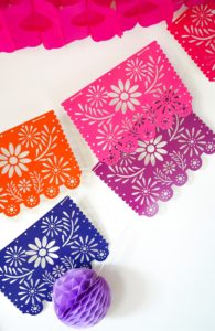 Mexican Party Decorations DIY - Papel Picado SVG Garlands - Sunshine ...