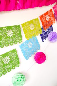 Mexican Party Decorations Diy - Papel Picado Svg Garlands - Sunshine 