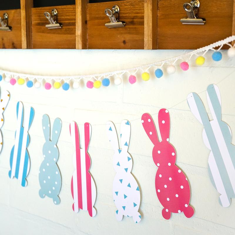 DIY Easter Bunny Garland and Paper Designs