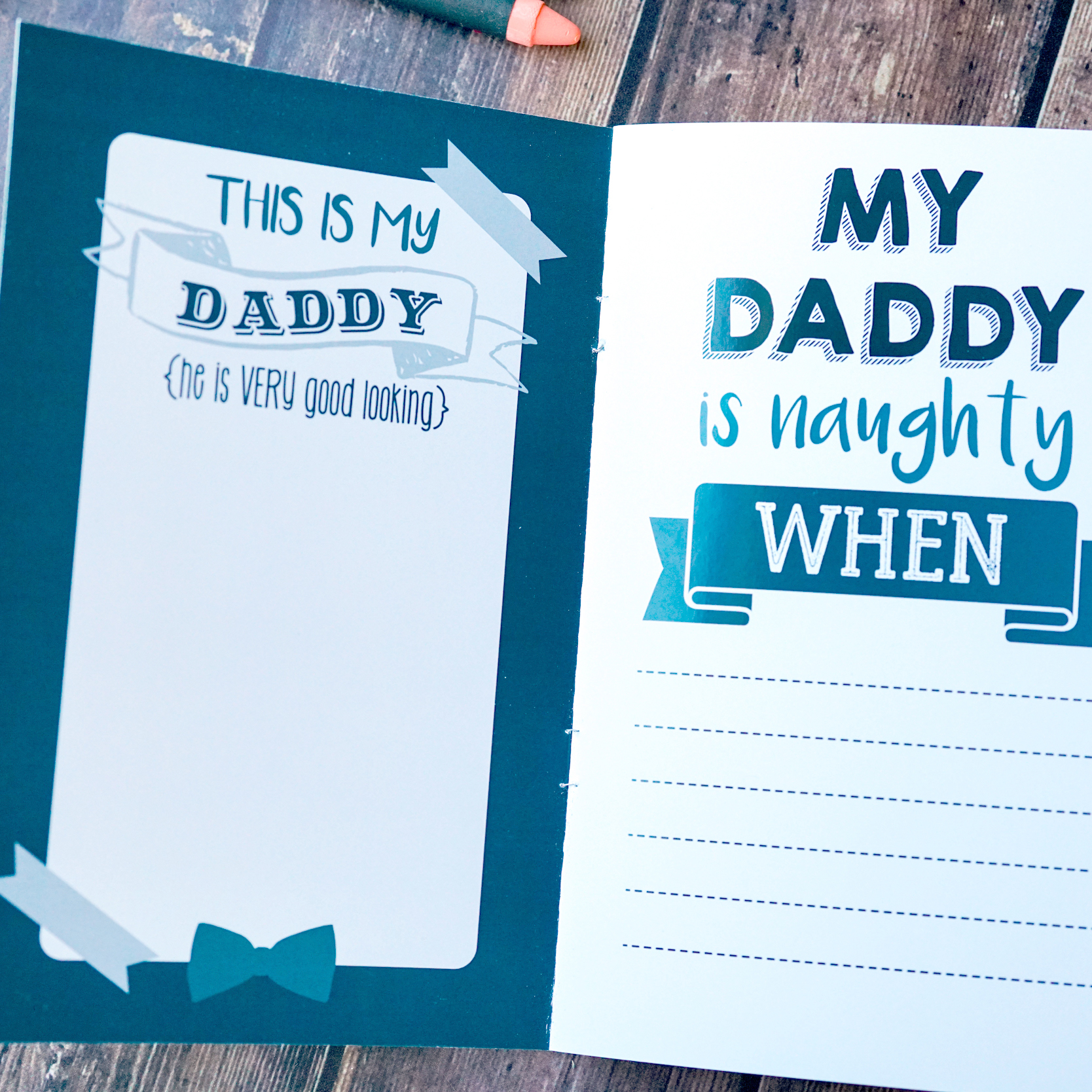 Fathers Day Worlds Greatest dad Booklet