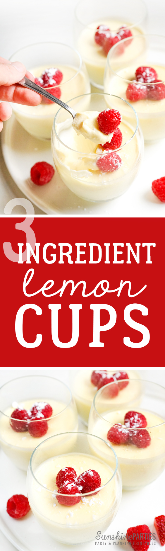3 ingredient Lemon Cups recipe 
