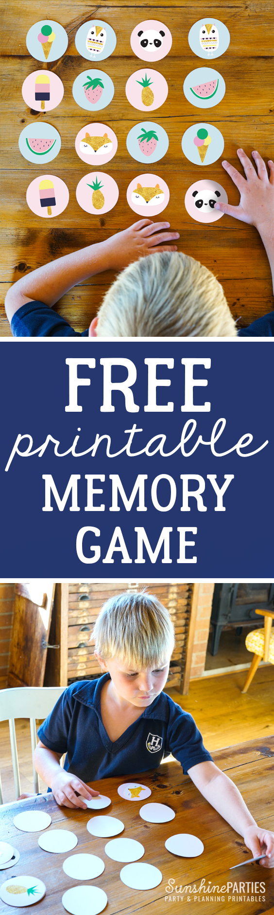 Free, Downloadable Kids Memory Game