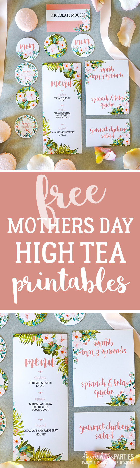Mothers Day High Tea Free Printables