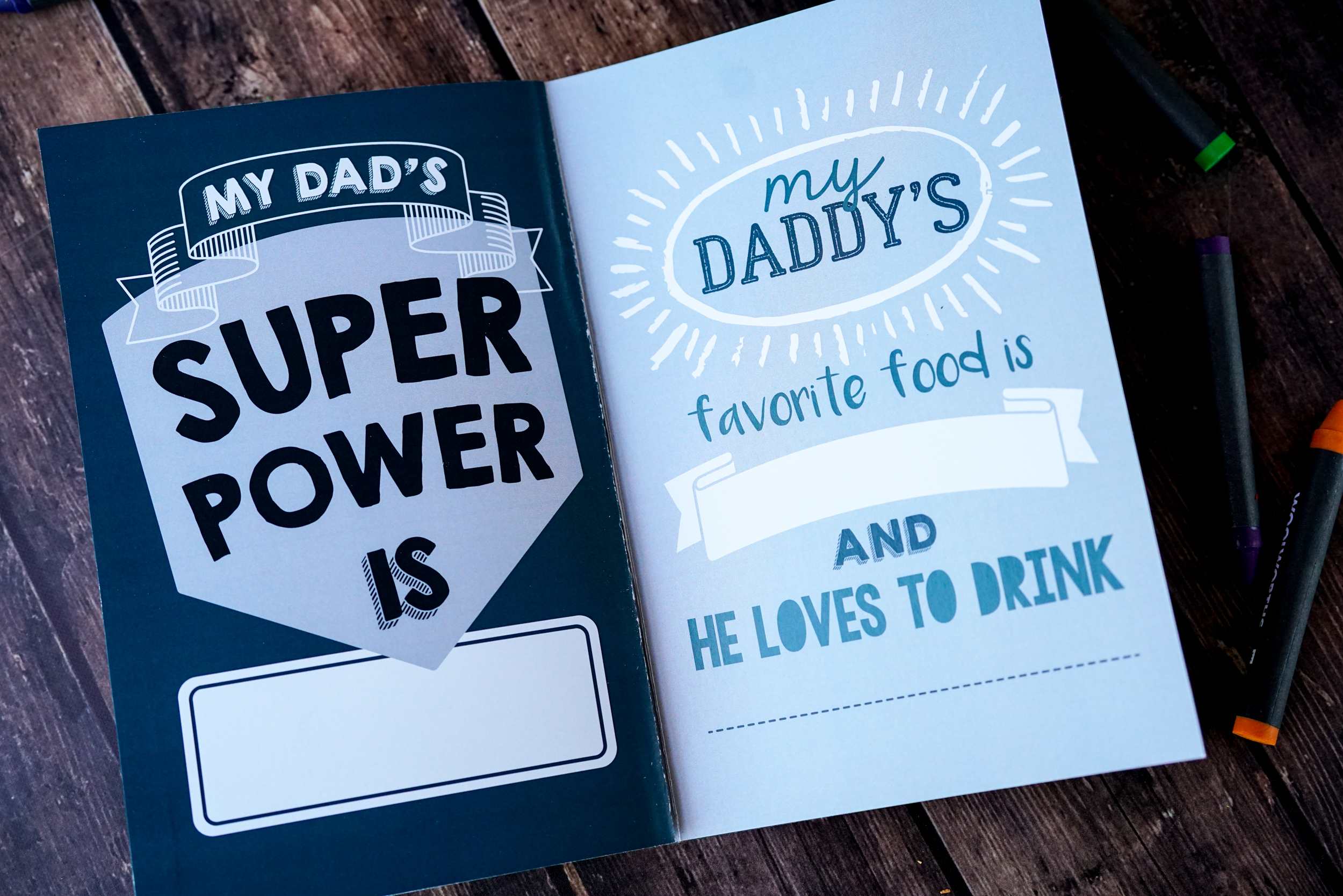 Fathers Day Worlds Greatest dad Booklet