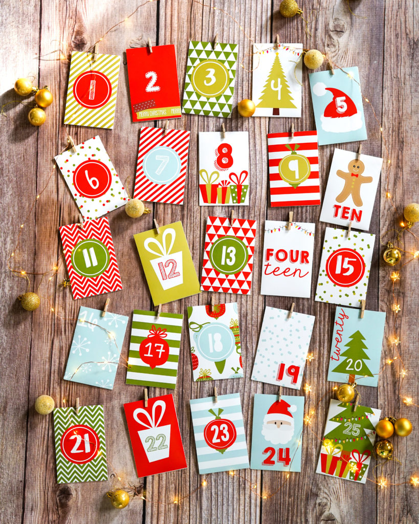 Christmas Activity Editable Advent Calendar Christmas Fun for kids