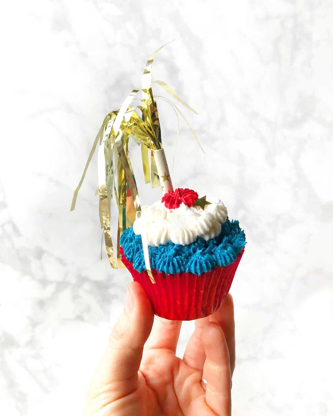 Firework Cupcakes Recipe 4th July