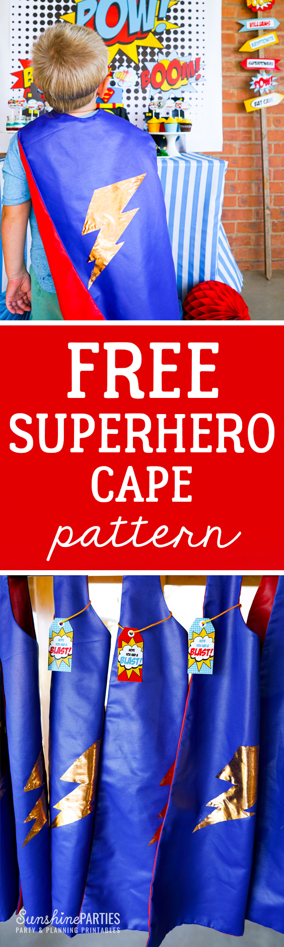 Free Superhero Cape Pattern
