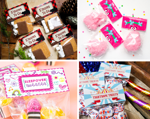 Treat Bag Toppers Party Printables
