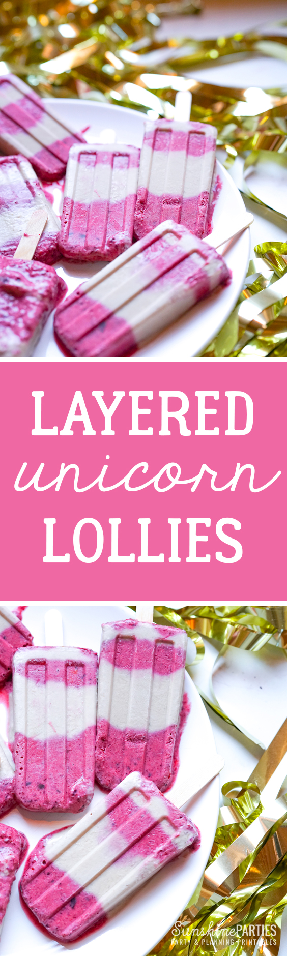 Unicorn Lollies Recipe Healthy Summer Treat