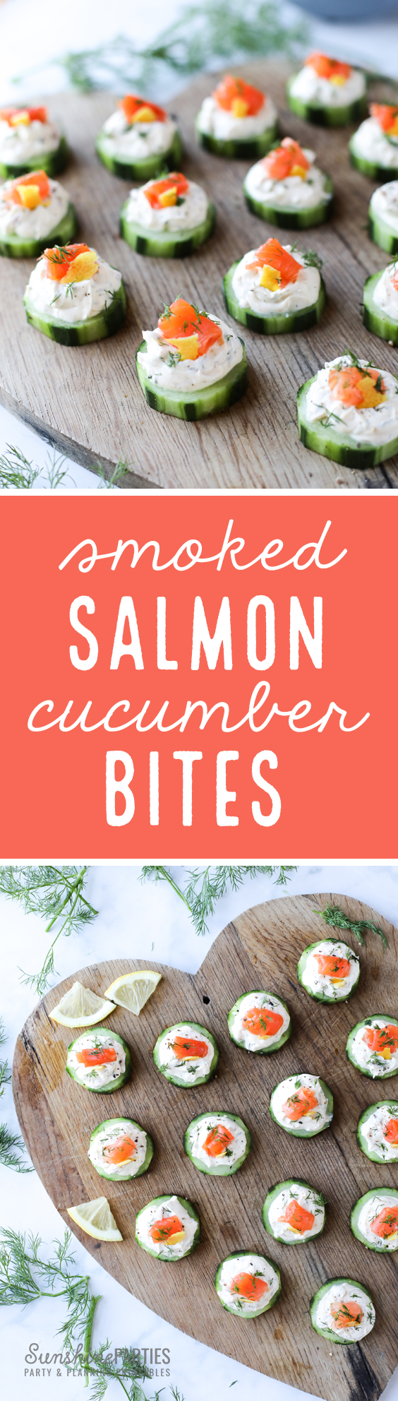 Smoked Salmon Cream Cheese Cucumber Bites