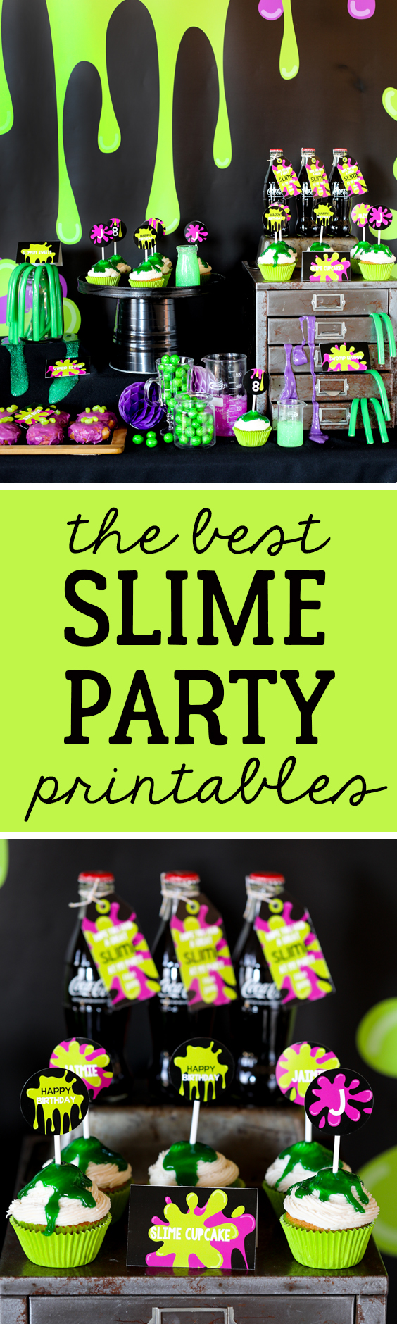 Slime Party Printables