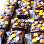 Delicious witches brew Halloween brownies