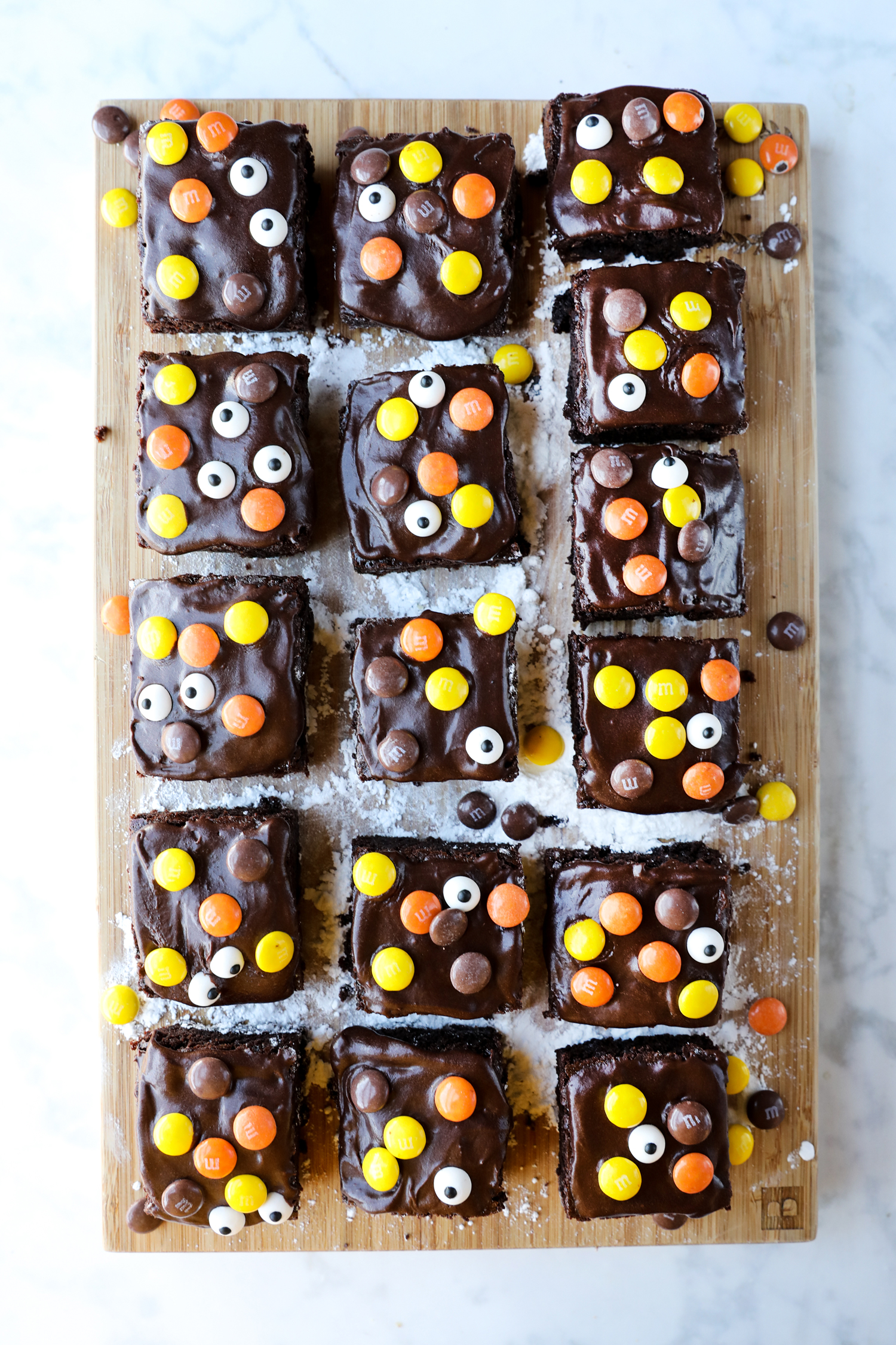 Delicious witches brew Halloween brownies