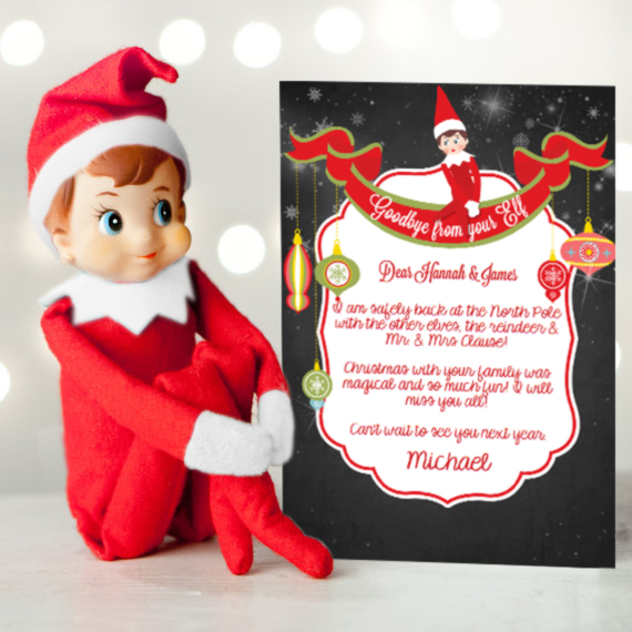 Elf on the Shelf Free Printables