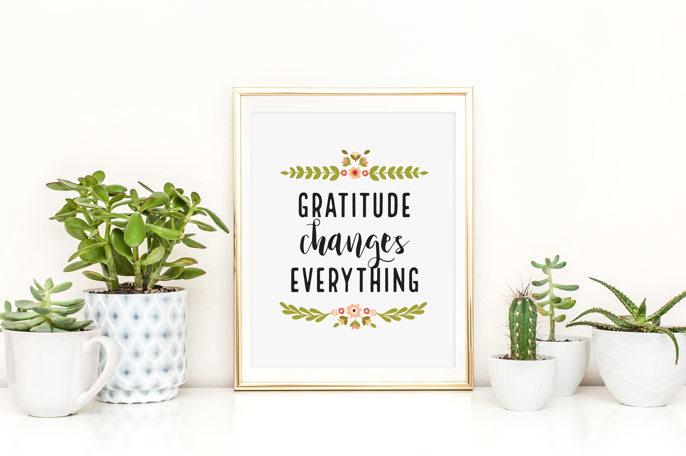 Gratitude Changes Everything Free Printable Poster