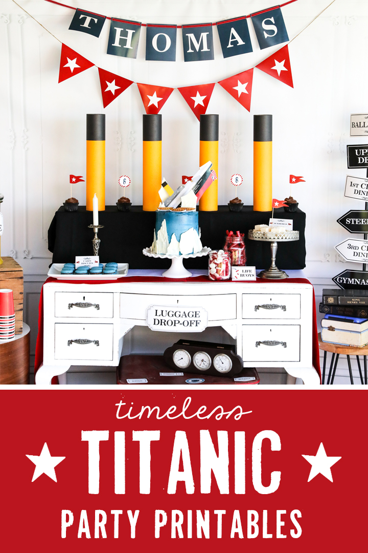 titanic themed birthday party