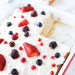 Tres Leches Cake with berries