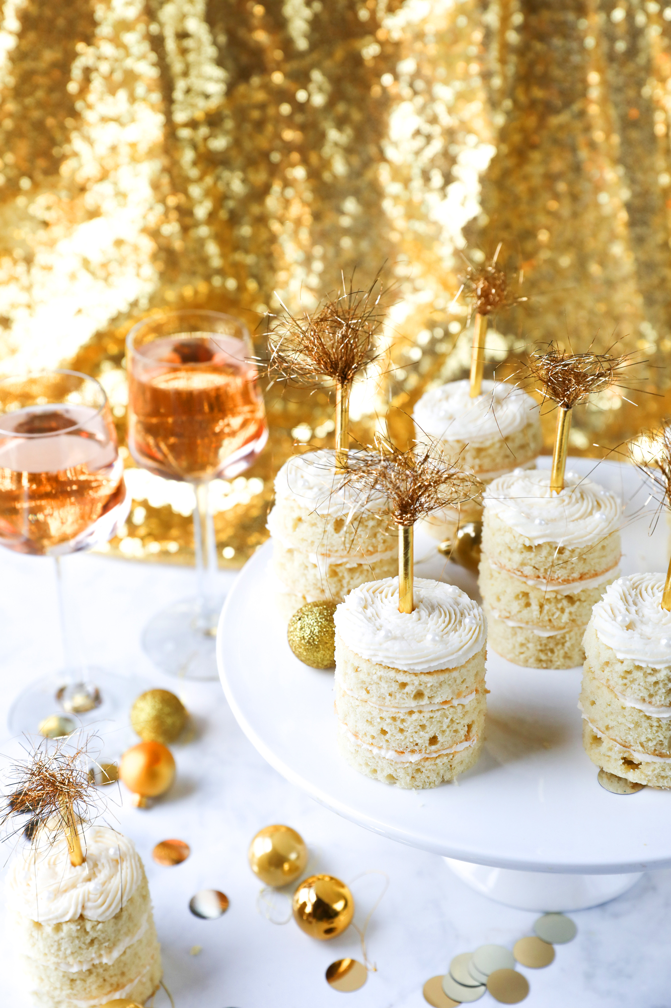 Naked Champagne Cupcakes Recipe - Happy New Year!