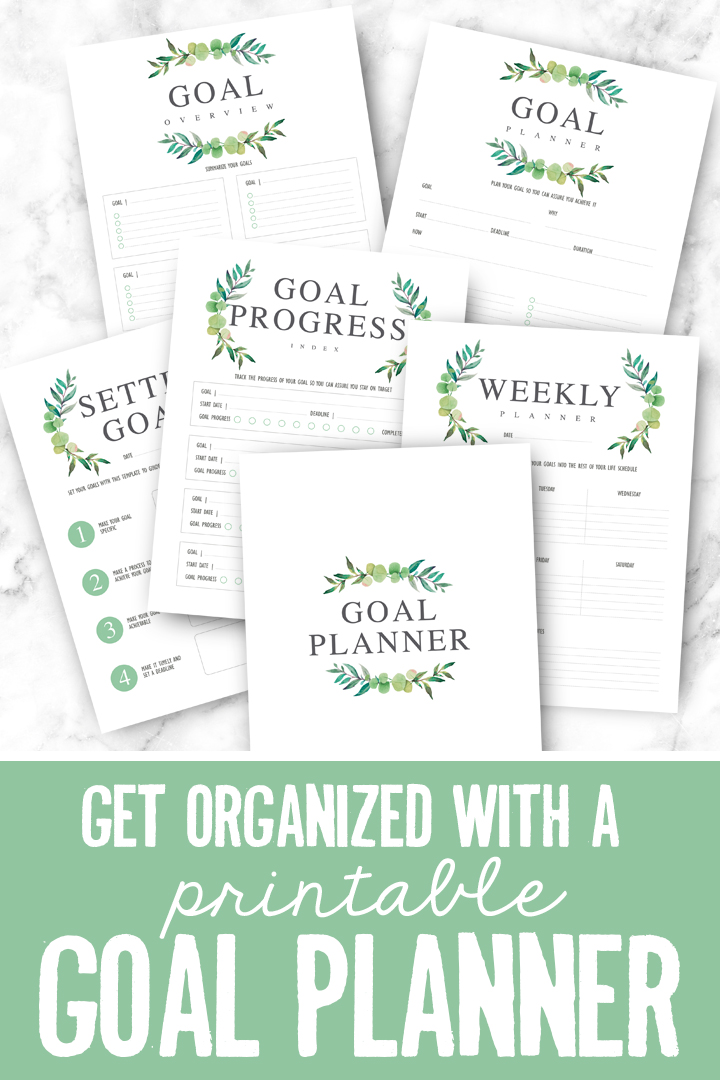 Guarantee you own success in 2019 - Gorgeous, printable dreams and goals planner!