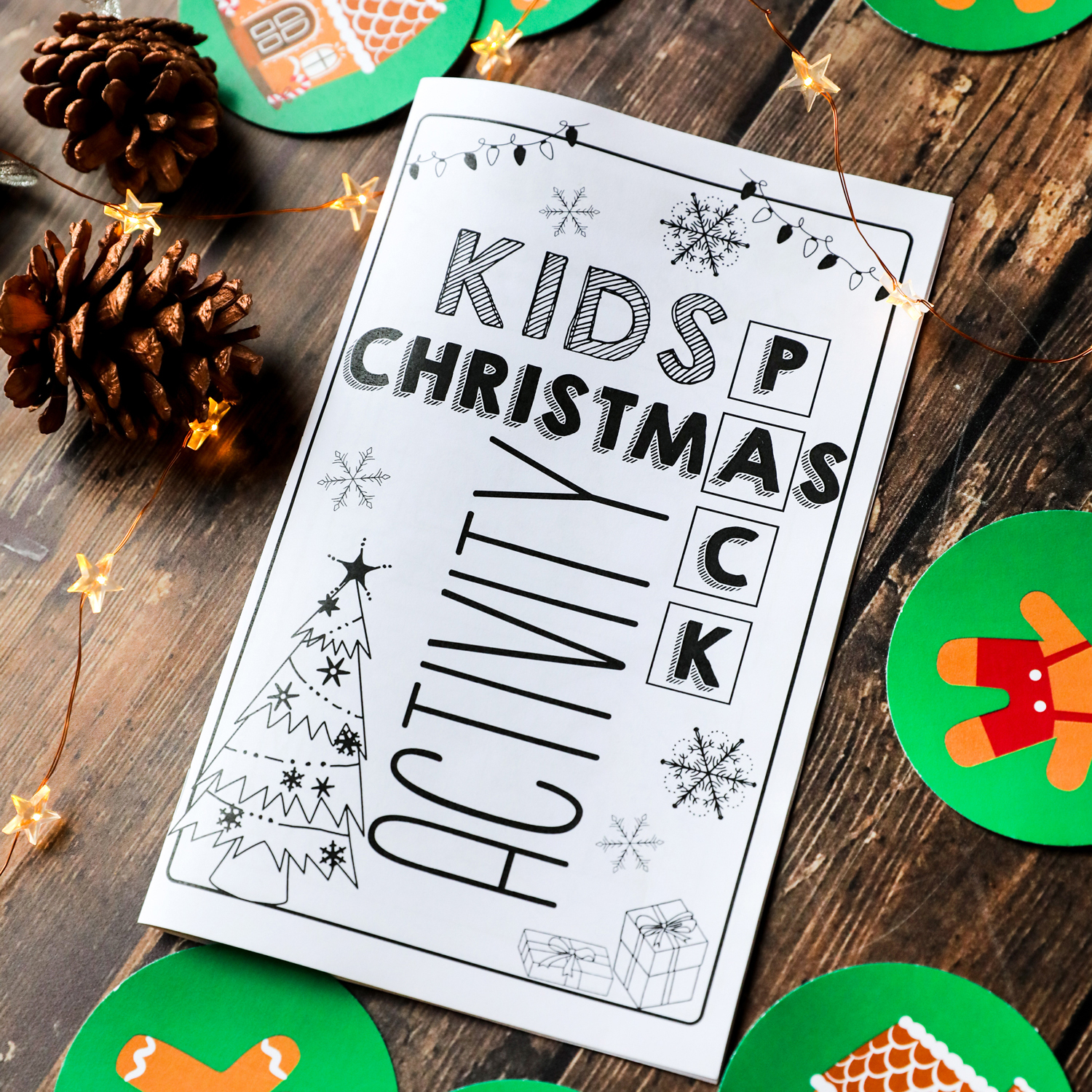 Instant download kids Christmas activity booklet!