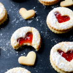 Lovely recipe for strawberry heart Valentine's cookies!