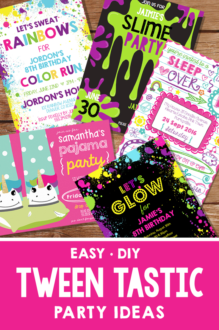 The best tween birthday theme ideas ever!