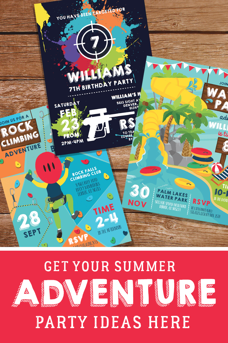 Fabulous Summer Adventure Party Ideas and Printables 