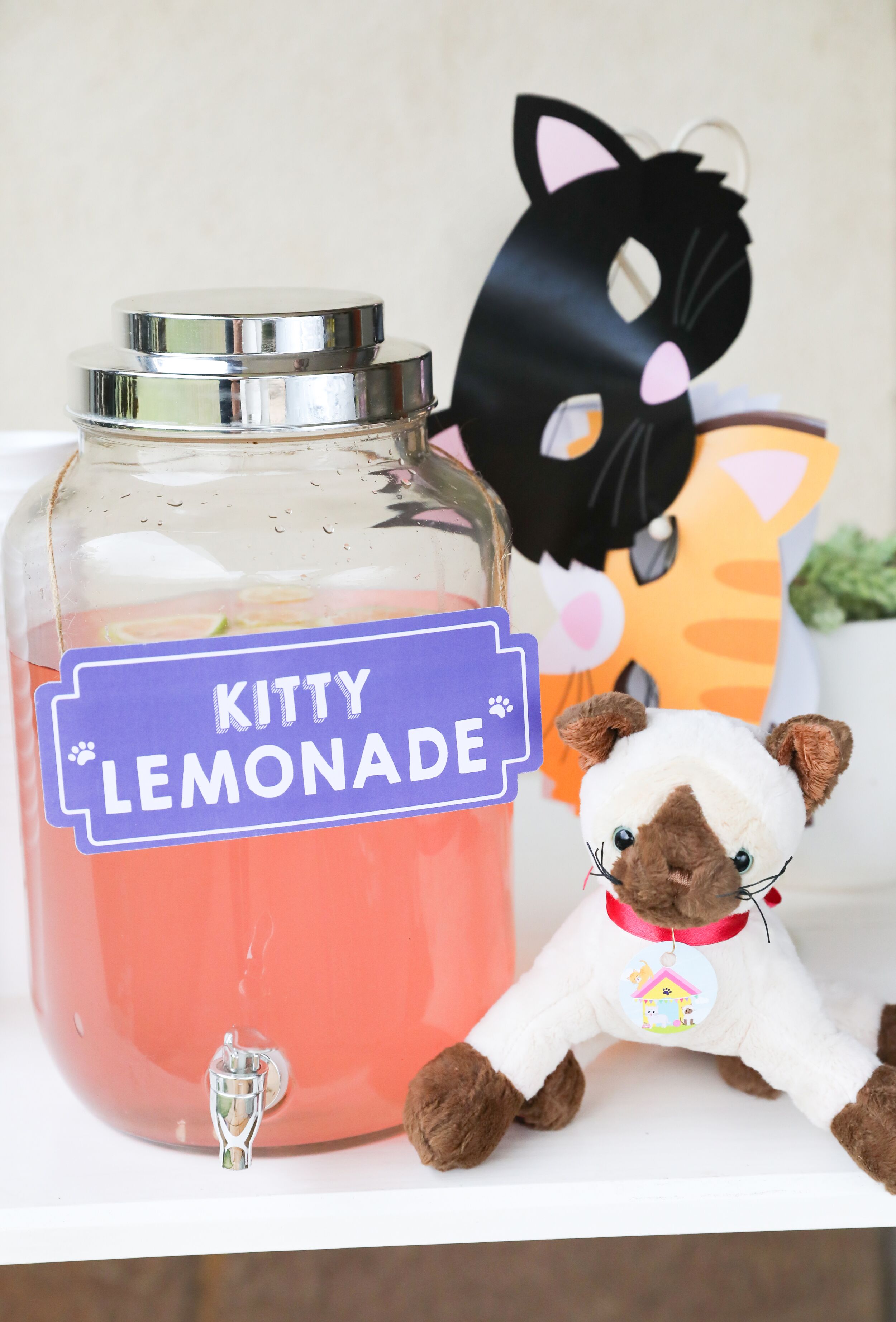 Kitty Adoption Party | Food Label Printables 