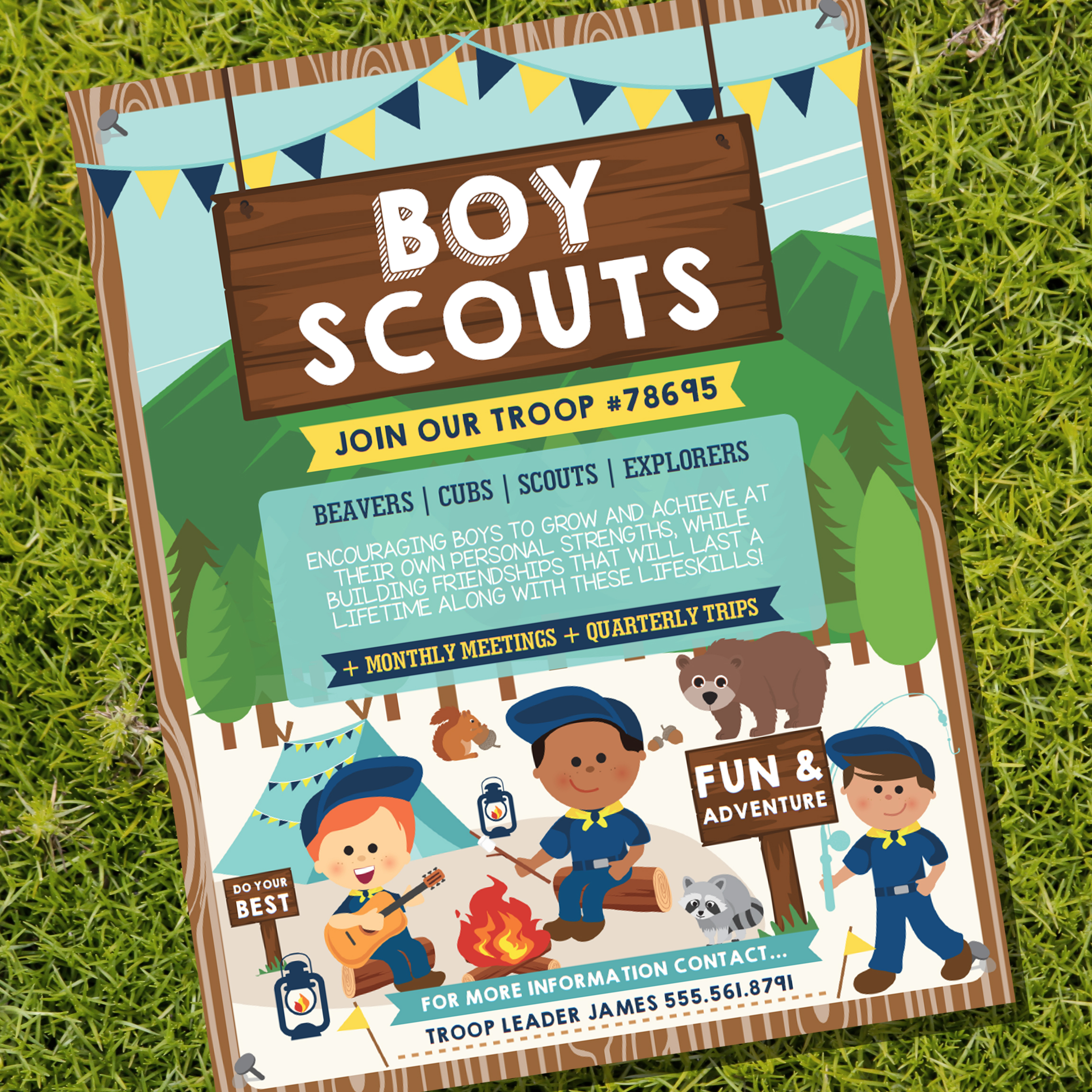 Boy Scout Recruitment Flyer