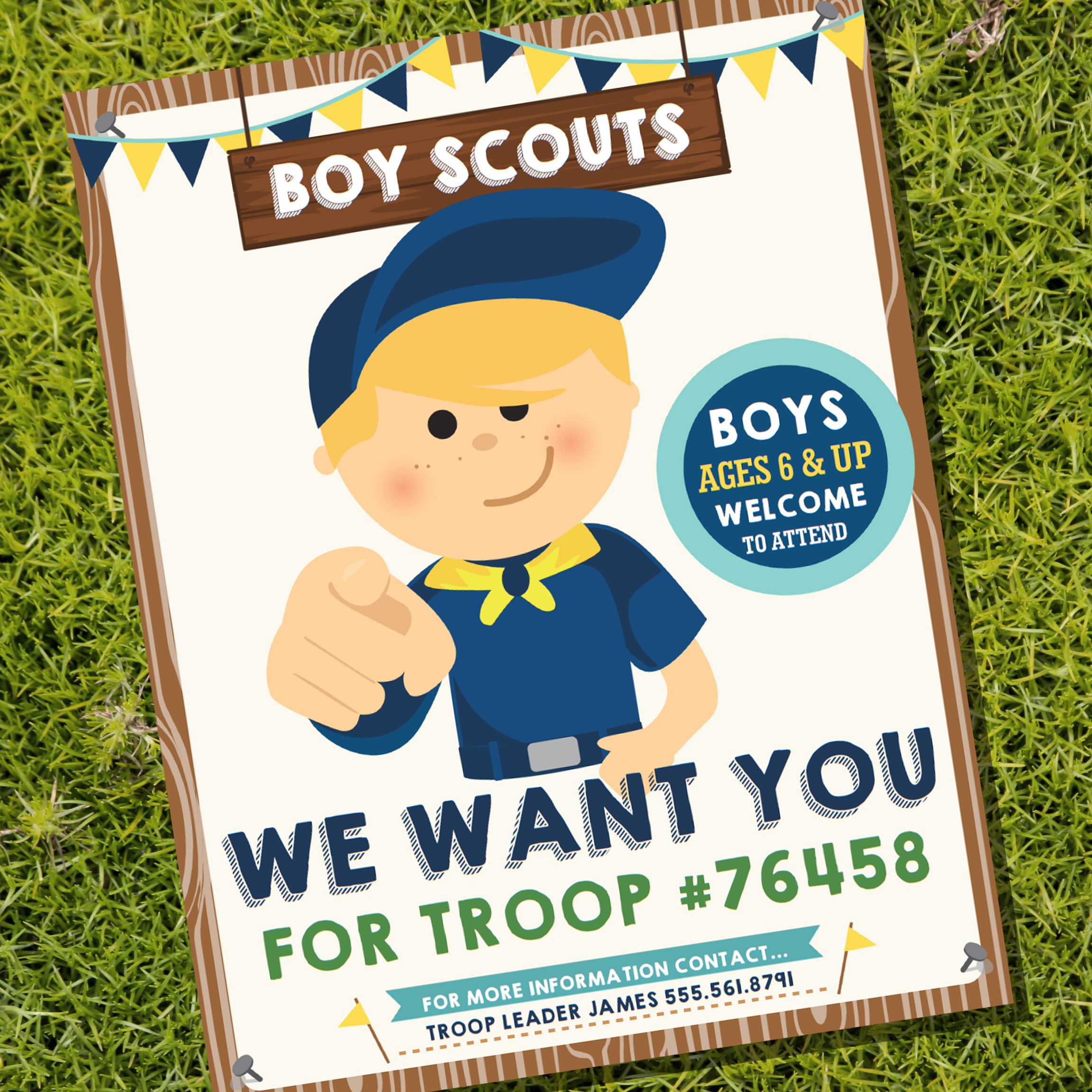 We Want You Boy Scout Recruitment Posters