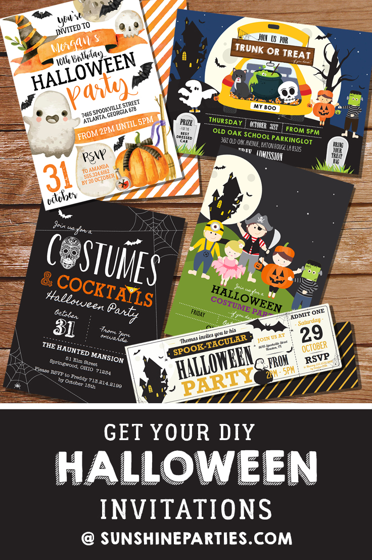 Top 5 Halloween Party Invitations 