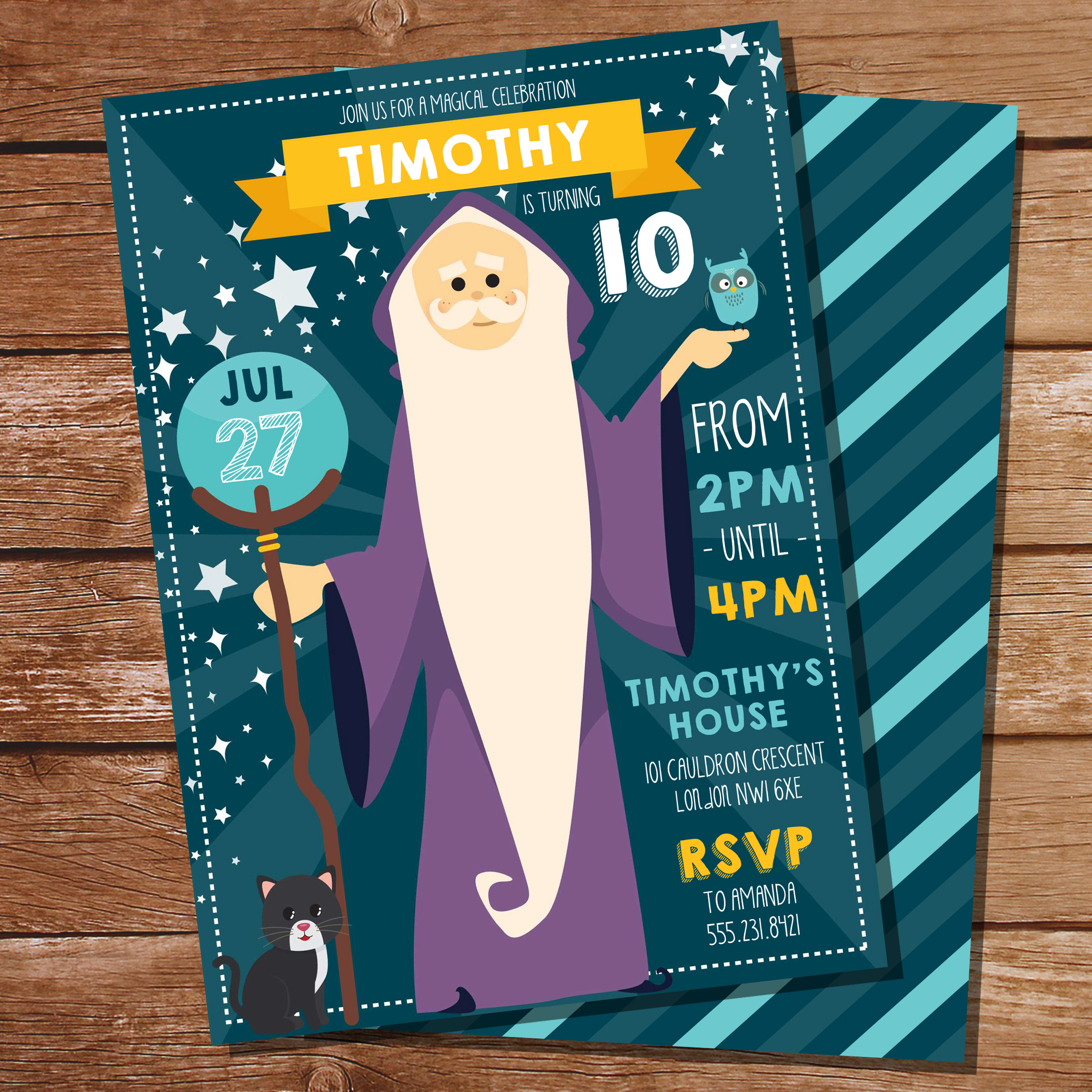 Magic deals wand invitations