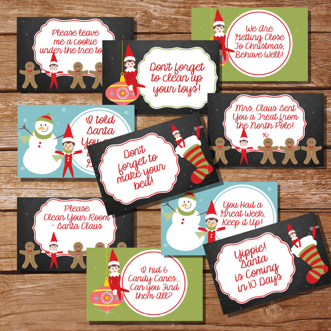 Get Your FREE Elf On The Shelf Printables Right Here Sunshine Parties