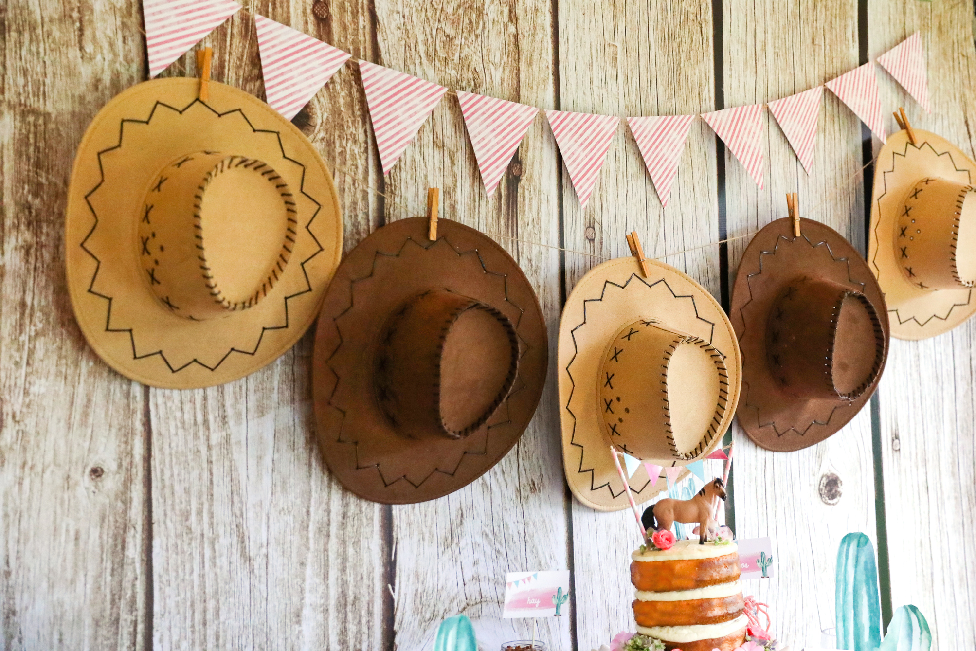 Cowgirl Party Printable Bunting