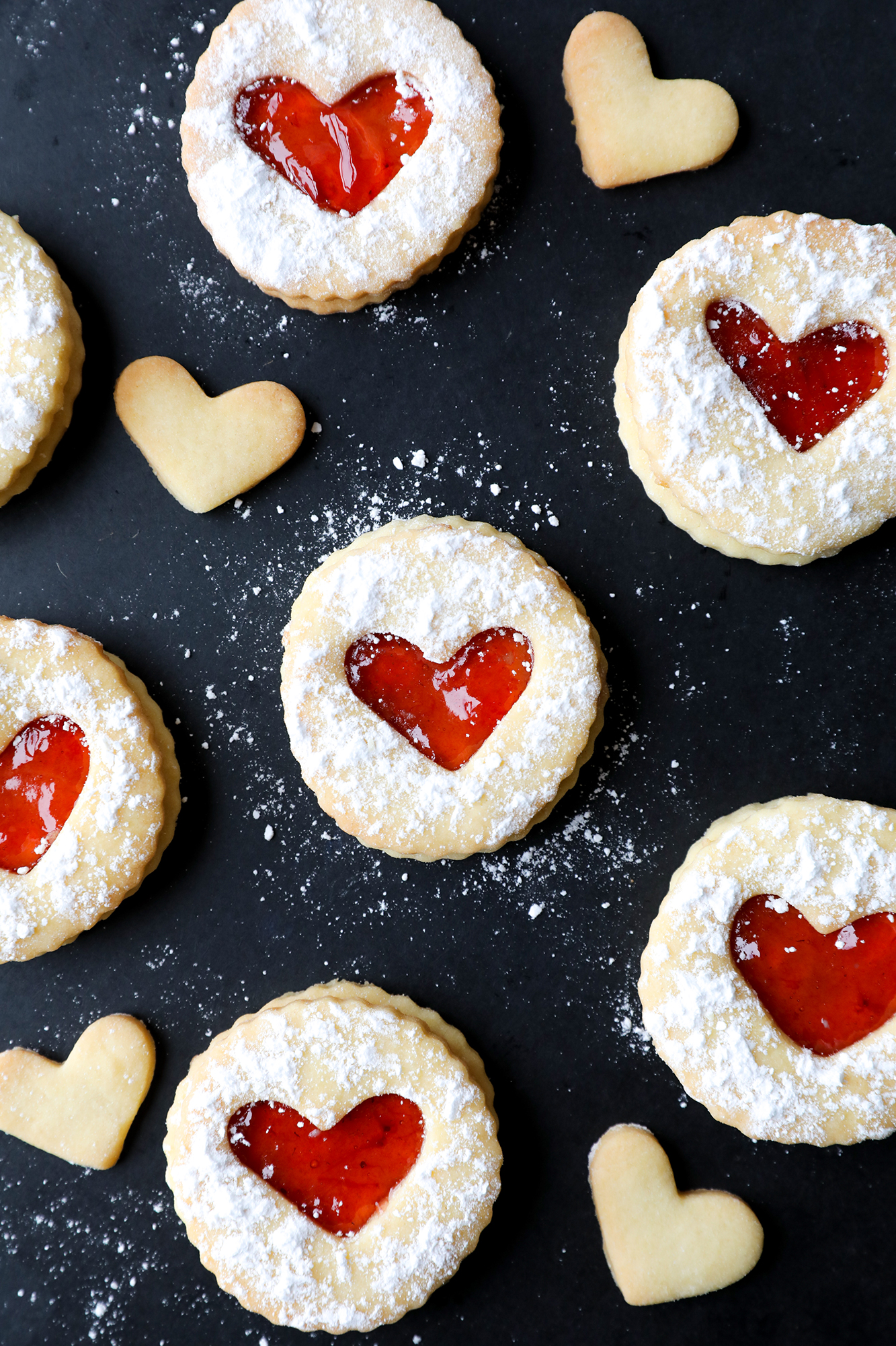 Valentine's Love Heart Cookies