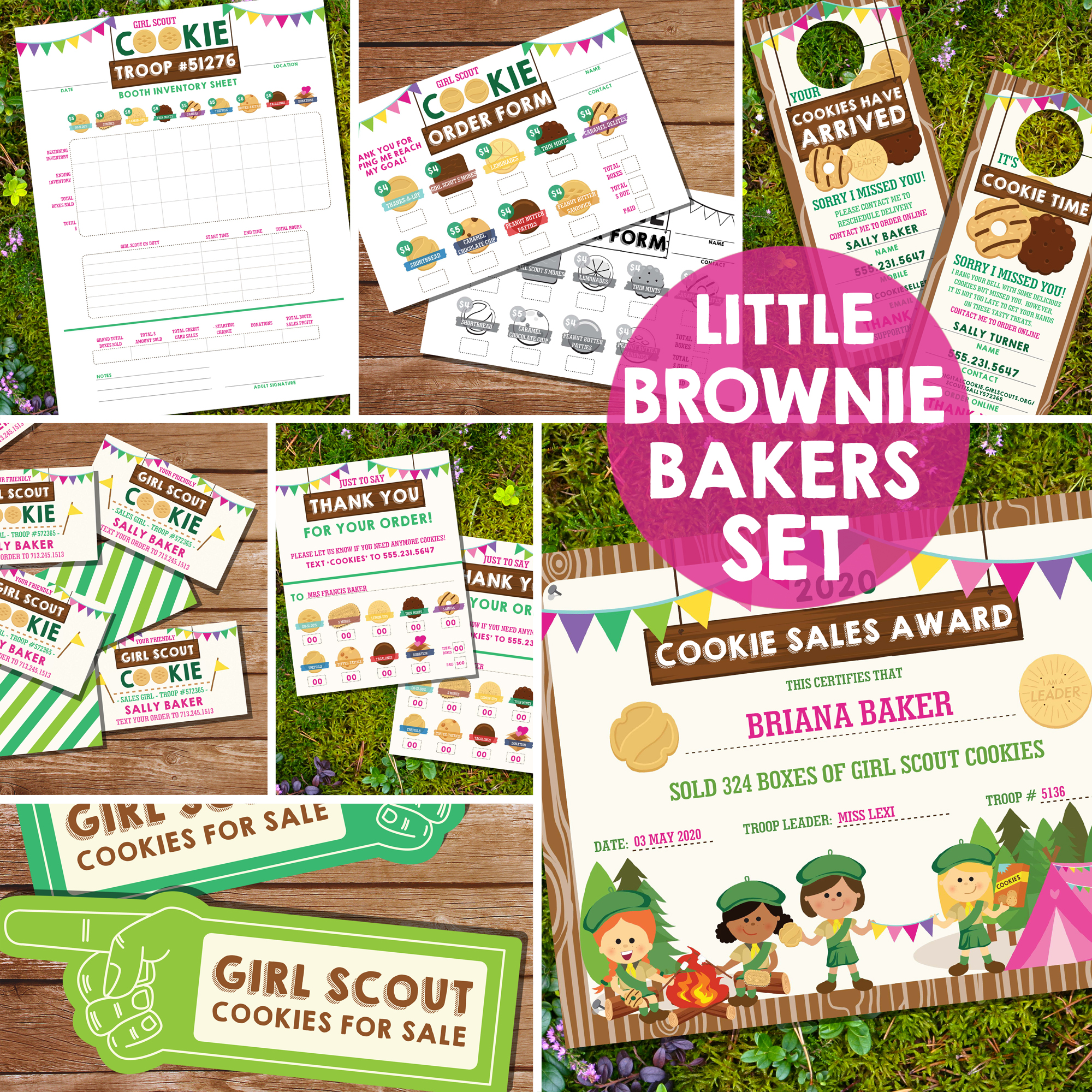 Little Brownie Bakers Cookie set. 