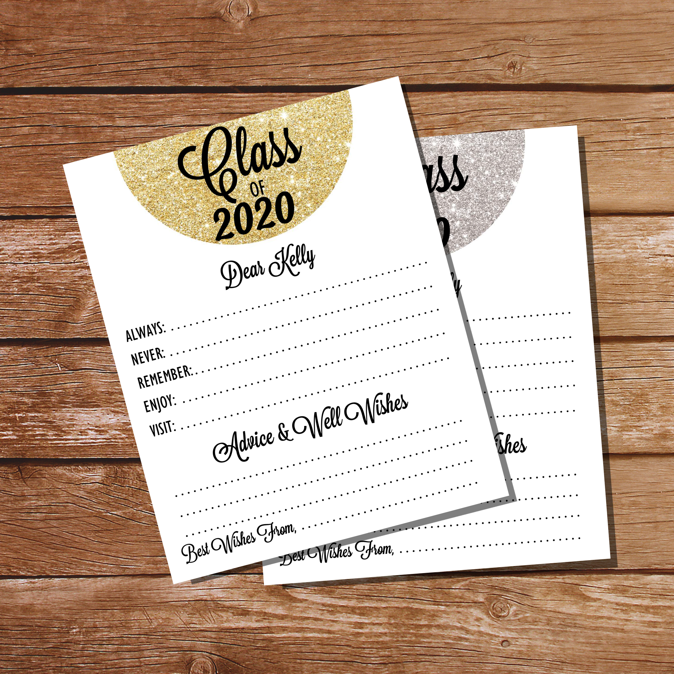 Graduation Party Well Wishes Cards