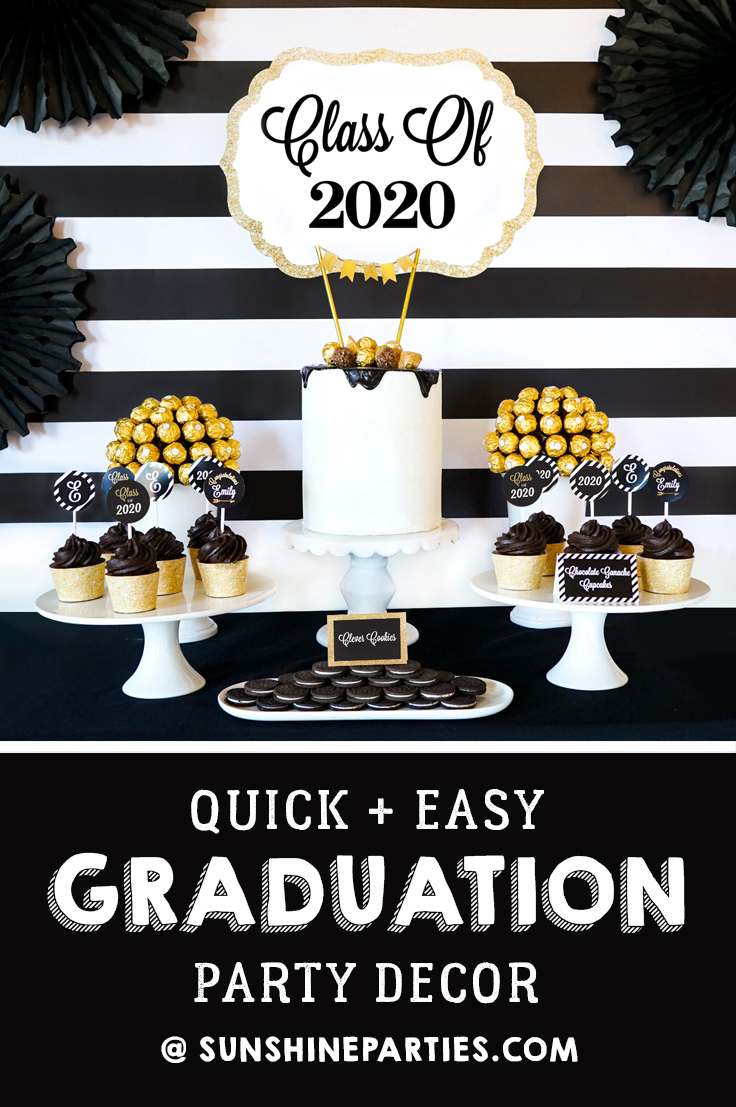 Grad Party Invitations and Printable Decorations