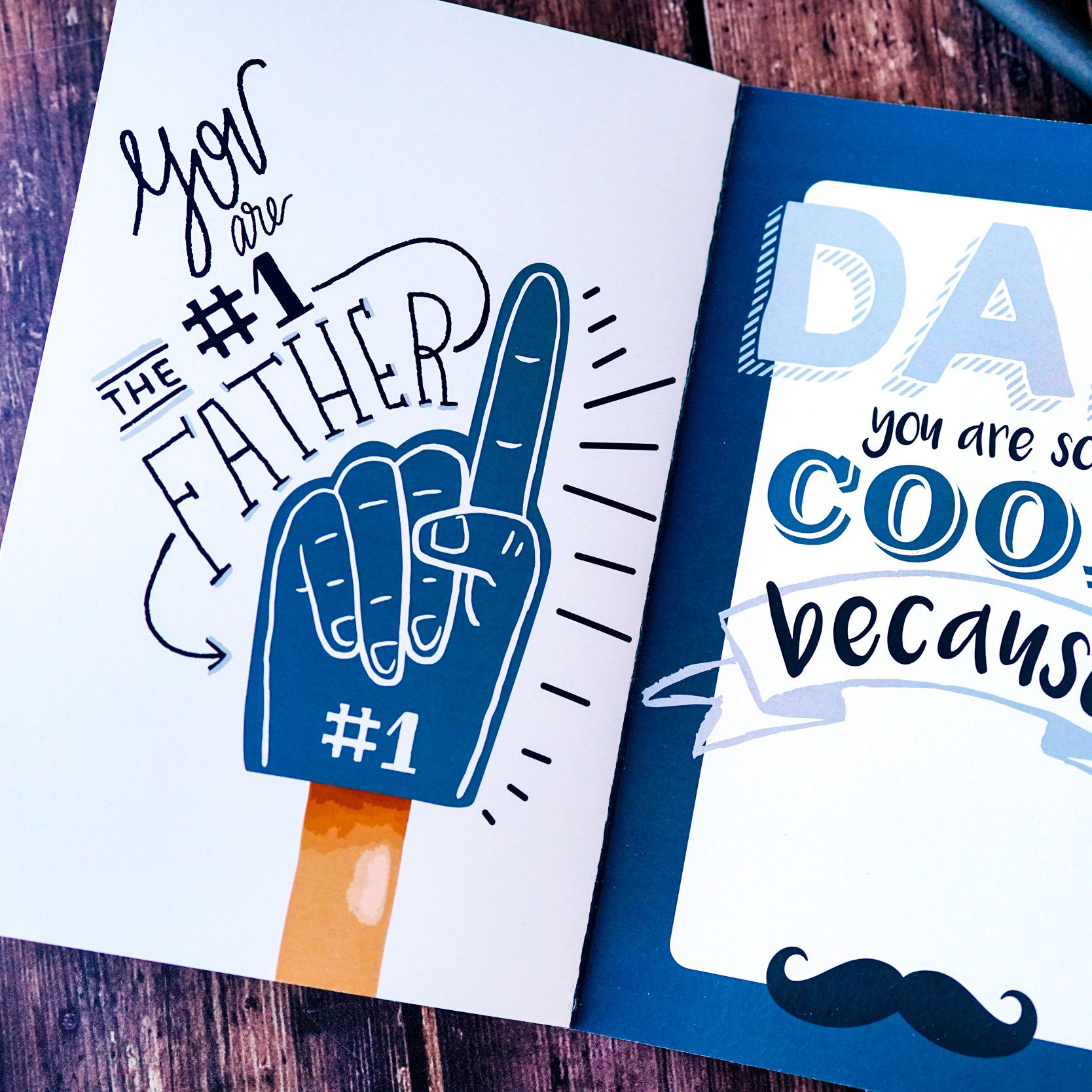 Homemade Father's Day gift from kids: A book about Dad - The Measured Mom