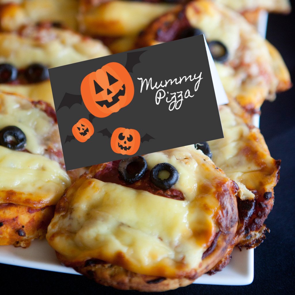 halloween pizza