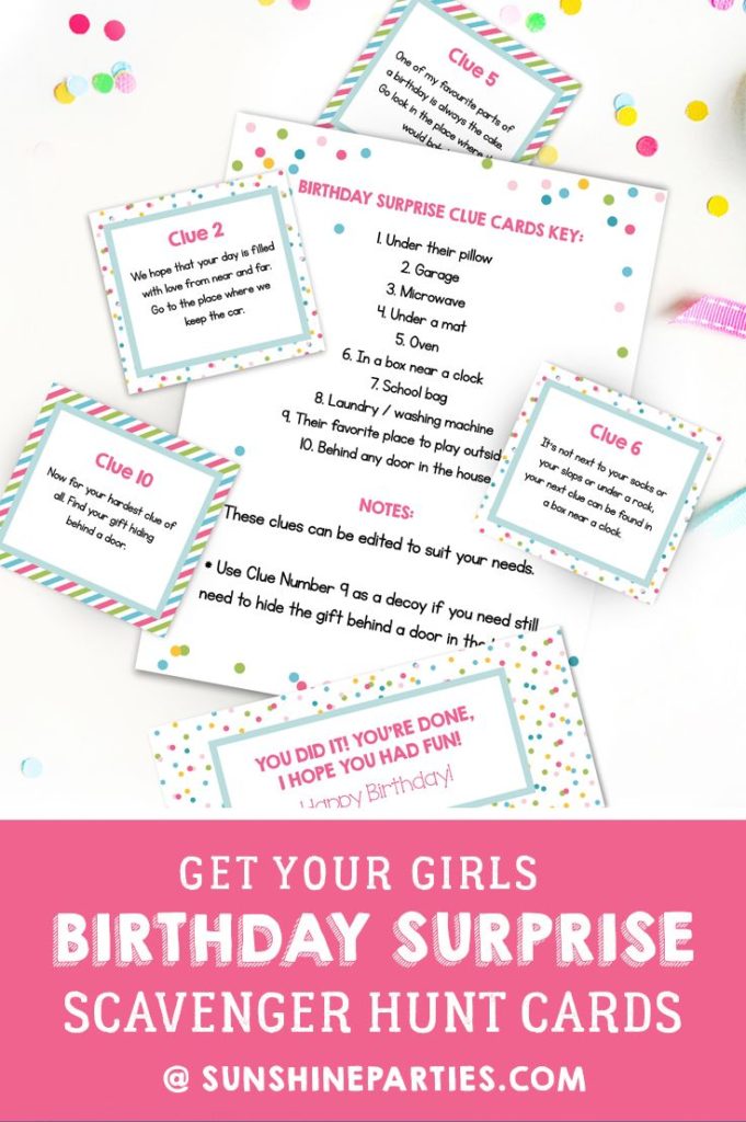 How To Plan A Birthday Present Scavenger Hunt For Kids