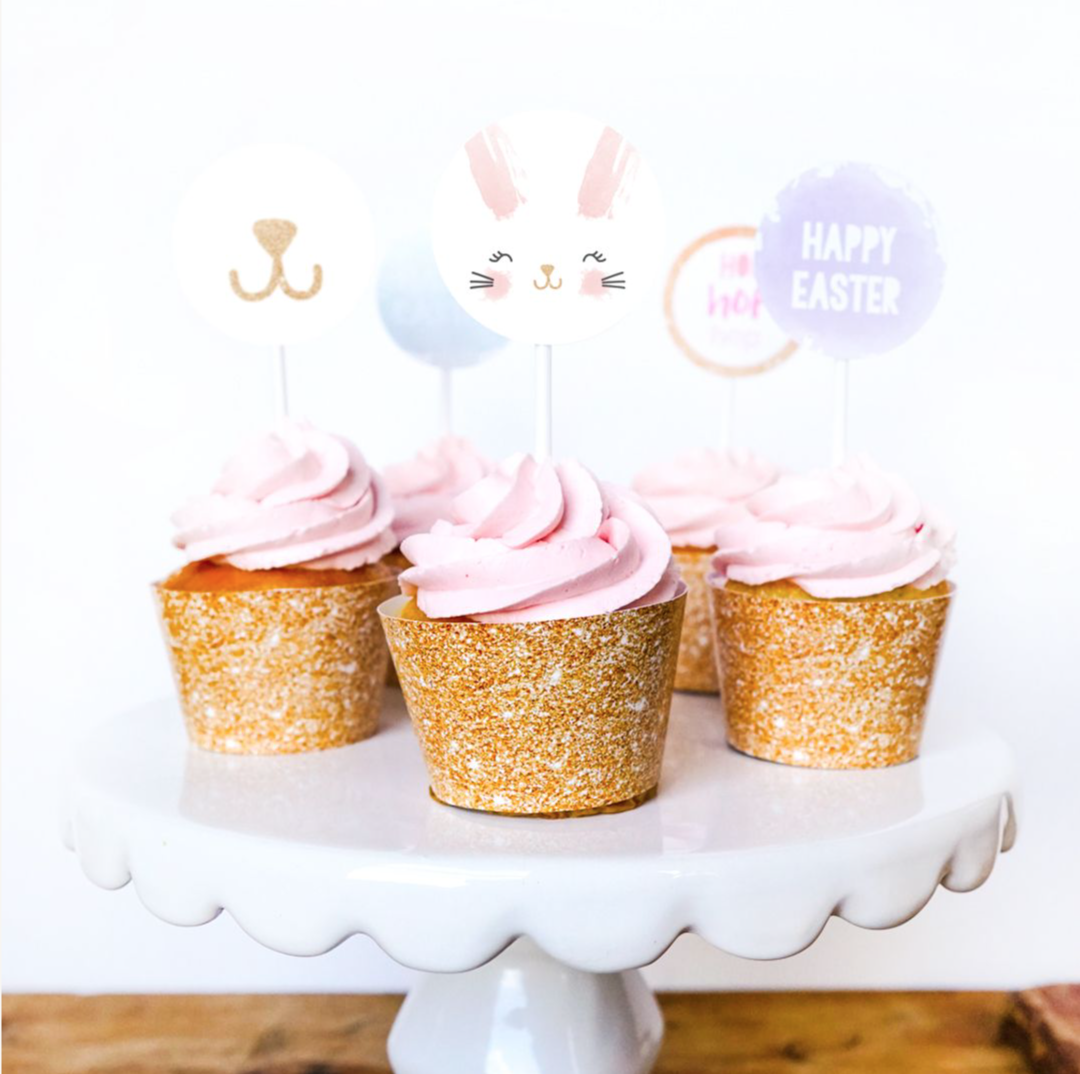 easter cupcake topper