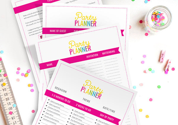 Free Downloadable Party Planning Kit