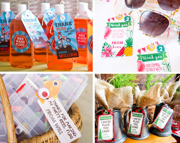 Download, edit and print party favors
